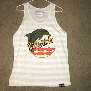 Pink dolphin tank top